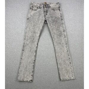 PRPS Jeans‎ Mens 33x33 Gray Demon Fit Slim Straight Stretch Streetwear Denim